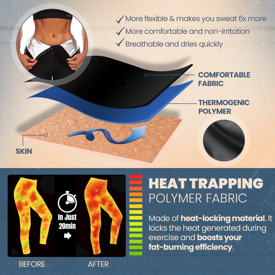 Heat Trapping Sauna Bodyshaper Leggings