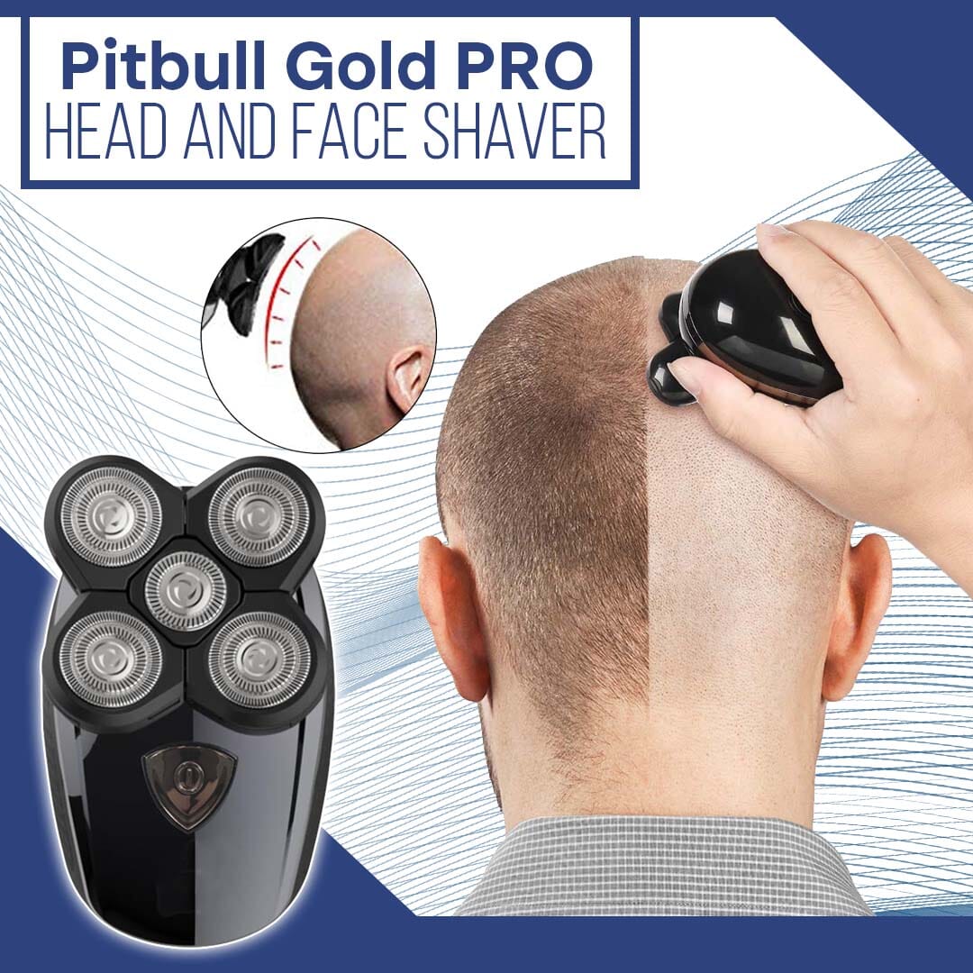 🔥60% off Limited ONLY Today🔥 Pitbull Gold PRO Head and Face Shaver